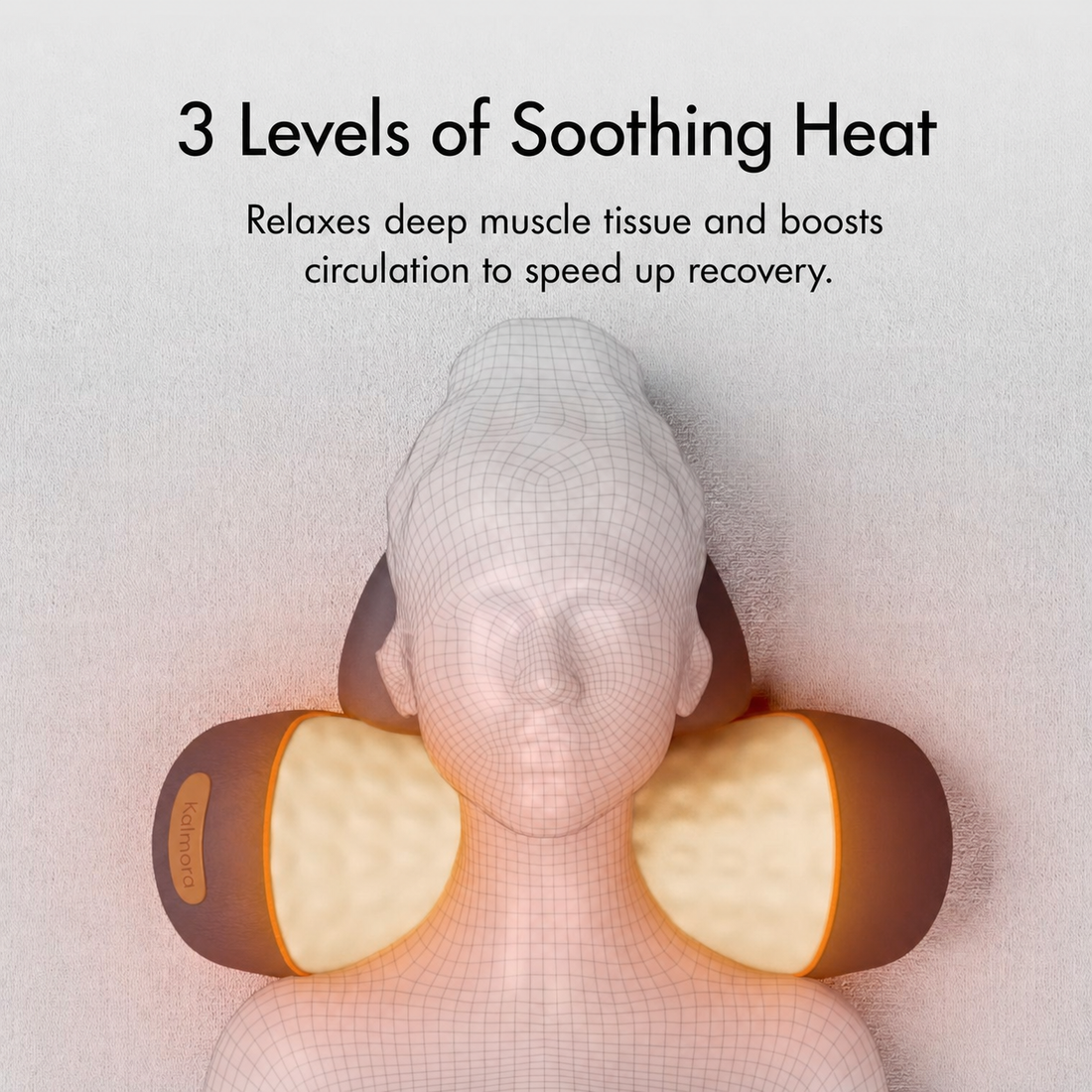 Three levels of soothing heat