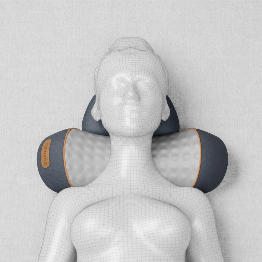 CervaRest supporting the neck, seen from above